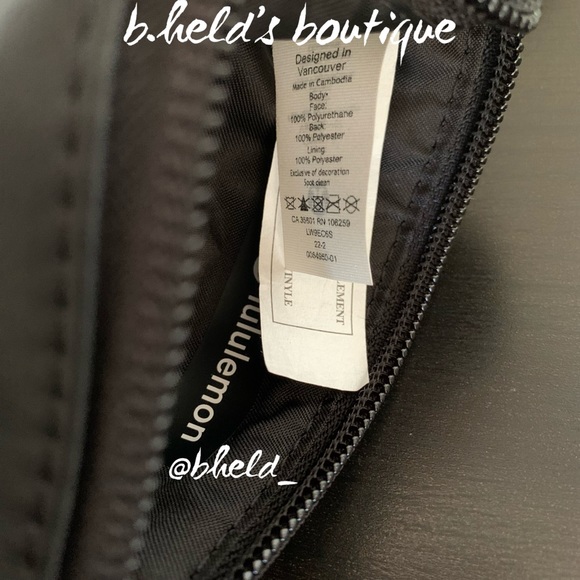 lululemon Easy Clip Golf Pouch in Black Neutral with Silver Zipper OS New NWT - Picture 10 of 16